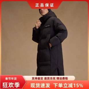 SKECHERS斯凯奇新款秋冬男女款防泼水宽松长款羽绒外套L425U014