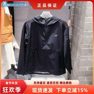 柔软舒适时尚 男款 百搭休闲梭织外套P325M029 新品 斯凯奇秋季