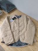 特价 长64 国风棉麻盘扣文艺棉衣棉服女冬夹棉外套胸围102 清 中式