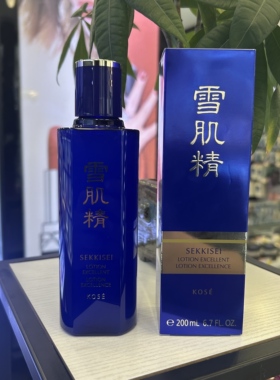 日本雪肌精优醇菁华水200ml爽肤水润肤水保湿紧致优纯官方正品