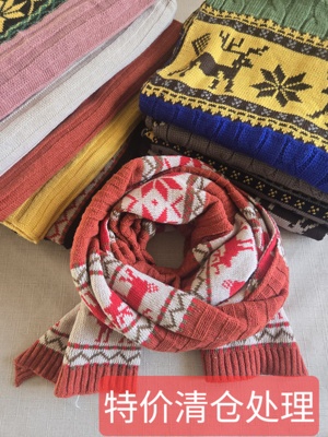褶皱棉麻围巾秋冬季复古文艺旅游
