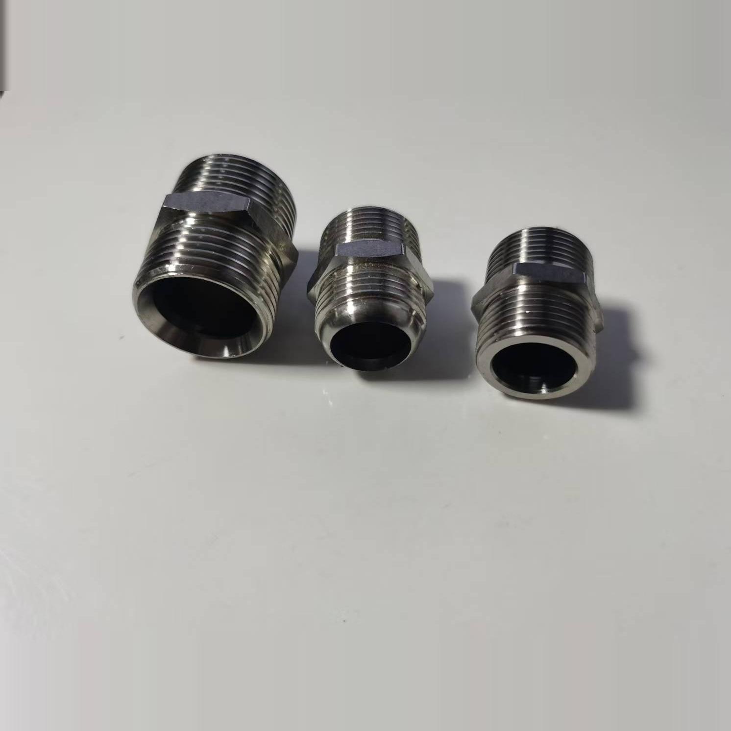 不锈钢304波纹管压垫片专用高压加厚六角对丝4分6分1寸1.2寸1.5寸