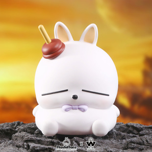 流氓兔摆件 卡通可爱流氓兔大号存钱罐磁吸配件设计桌面摆件