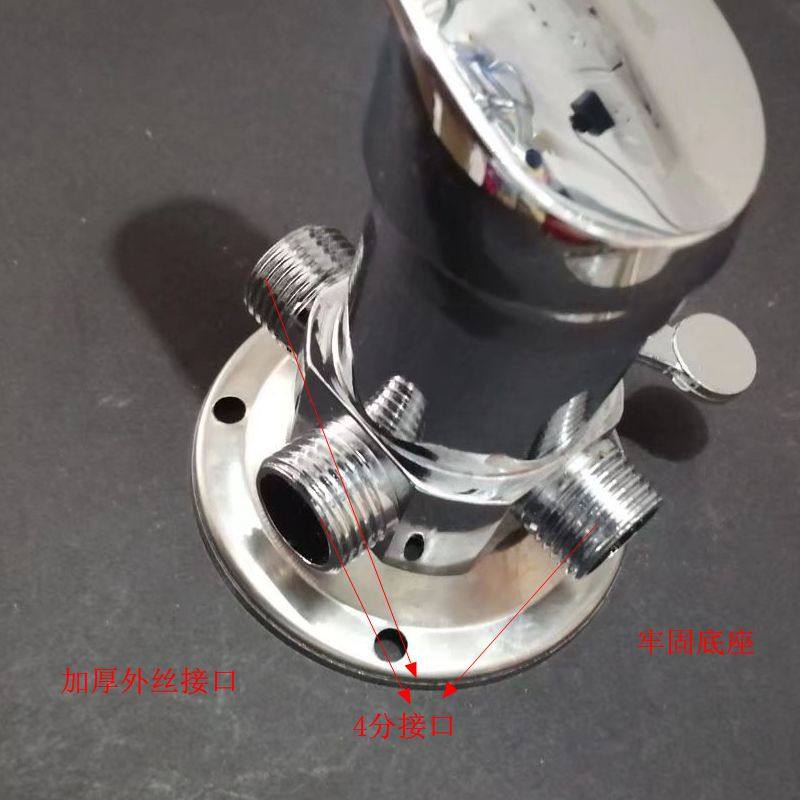 混水阀老式明装淋浴混水阀太阳能上水阀门开关浴室冷热水龙头混合