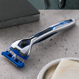 日本KAI贝印 髭剃深剃 本体剃须刀架１ 替刃9个 カミソリ剃须刀