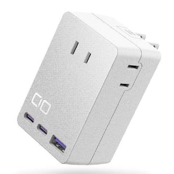 日本电源排插CIOmini迷你一站式旅行充电器智能充电器AC直流x3+USB-A x1+USB-Cx2同时充电６台设备 67W足功率