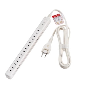 ELPA日本电源插座多向个旋转插口电源排插 旅行出差扩容排插 2米