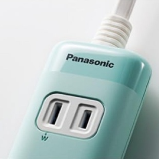 日本产PANASONIC松下电工电源插座排插旅行排插3口扩容 日标日规