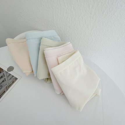 A类婴儿棉女三角裤简约全棉长绒棉中腰无痕纯棉全身7A抑菌女内裤