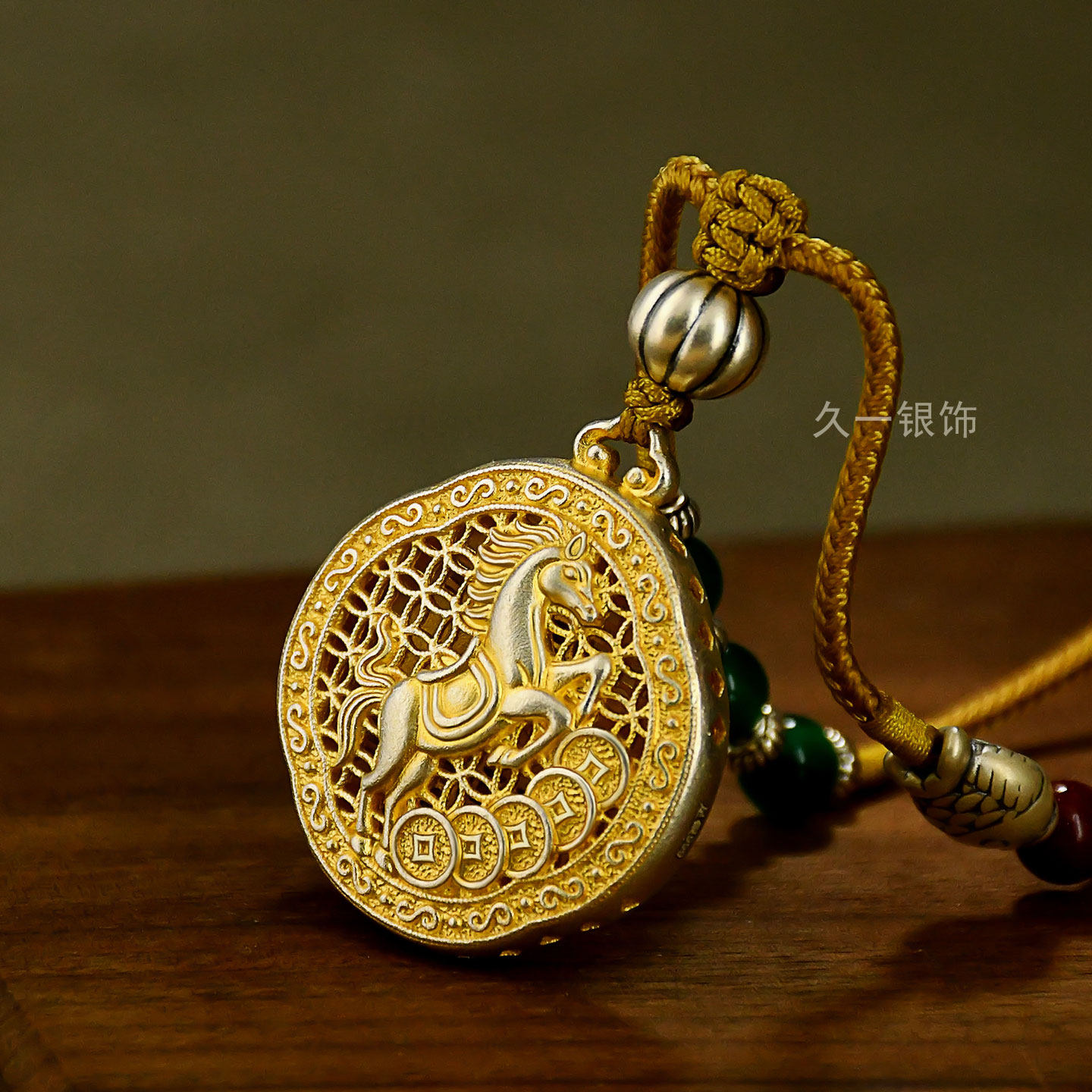 纯银999马上有钱吊坠男女款生肖马本命年毛衣链足银挂坠新年礼物,饰品/流行首饰/时尚饰品新,银饰吊坠,淘宝优惠券,粉丝福利购,淘宝优惠卷