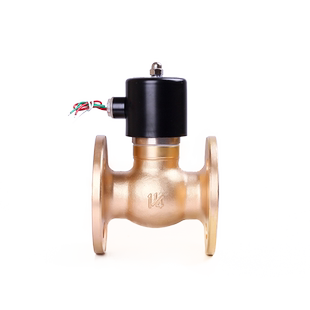 蒸汽法兰电磁阀 铜阀 高温200度1寸1.2寸1.5寸2寸AC220V380VDC24V