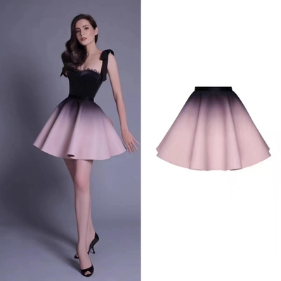 短裙蓬蓬伞裙公主渐变半身裙