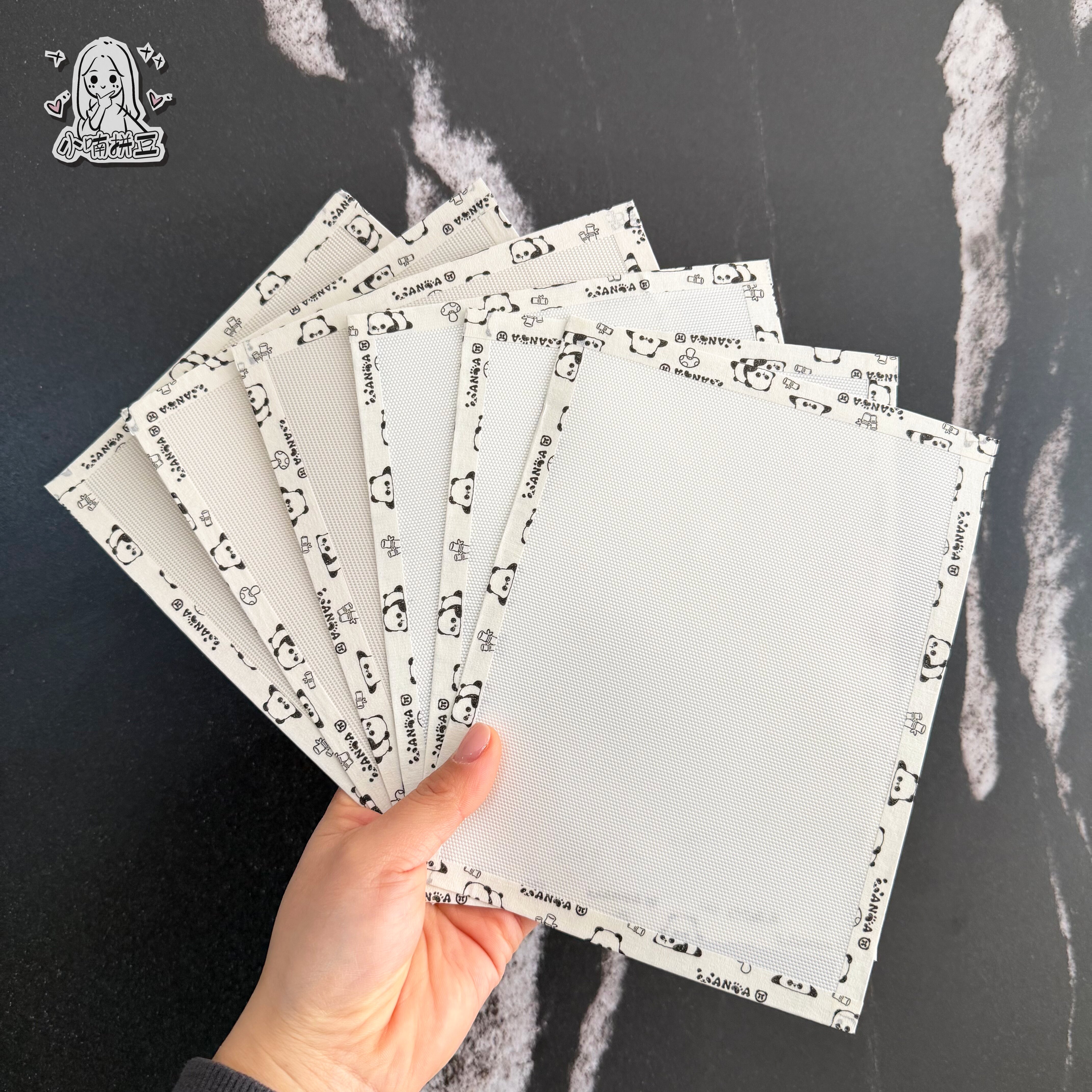 小喃拼豆 拼拼豆豆哑光不搓泥 厚0.25mm 0.45mm粗纹烘培布 耐高温