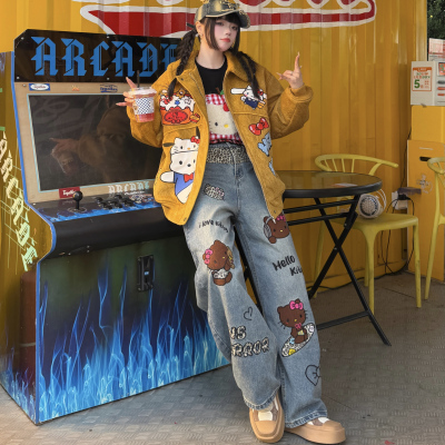 Nanami三丽鸥姜黄重工棉服