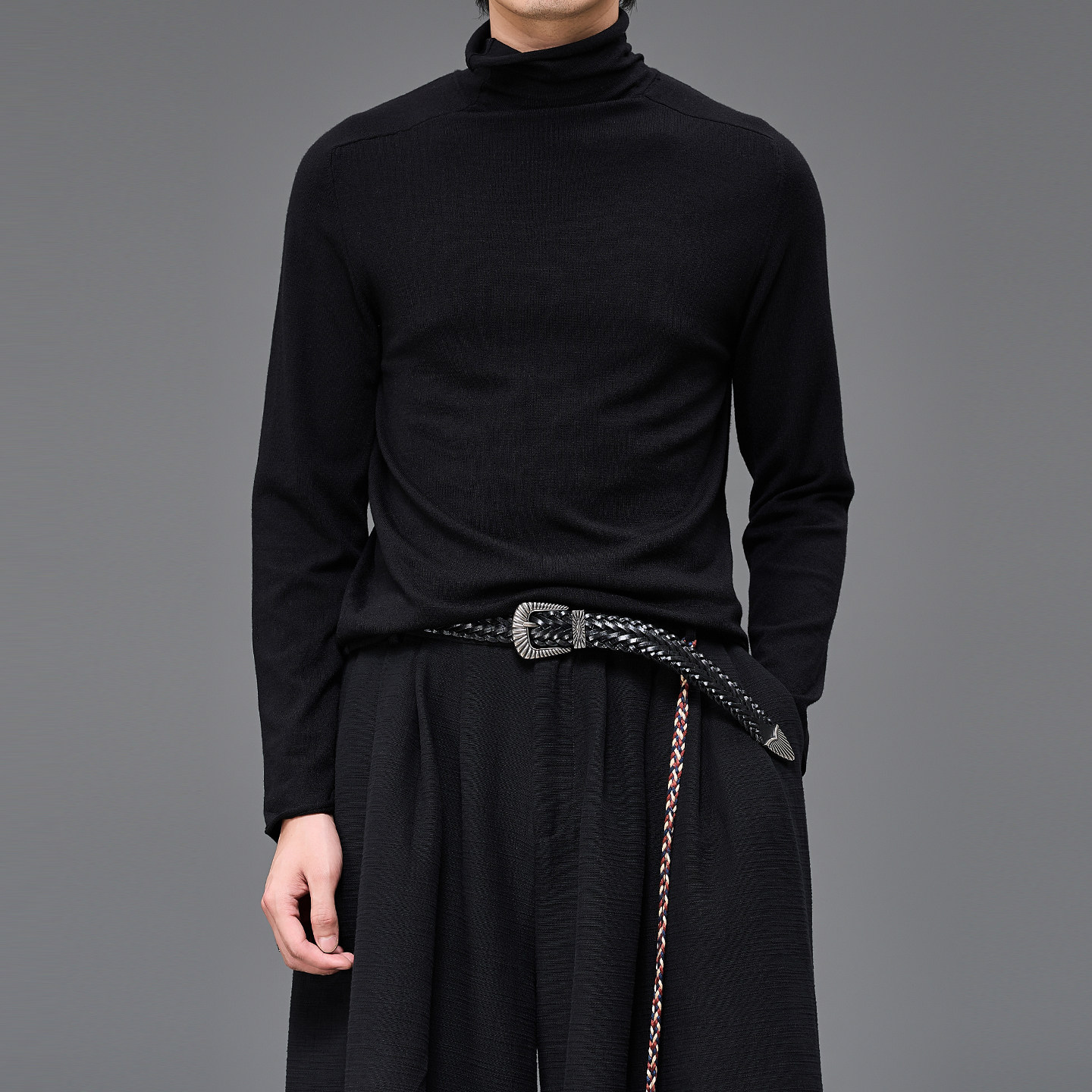 抗起球打底毛衫长袖 半高领弹力时尚简约百搭针织修身紧身男毛衣,男装,针织衫/毛衣,淘宝优惠券,粉丝福利购,淘宝优惠卷