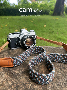 cam-in 编织相机背带周杰伦新歌mv说好不哭男主角同款相机背带