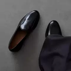Slip-On Loafers for Men, Thick-Soled, Height-Increasing, Business Formal Wear, Black, Retro, Casual, Commuting, Niche Derby Leather Shoes