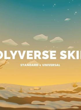 U3D天空盒 Polyverse Skies | Low Poly Skybox Shaders 3.1