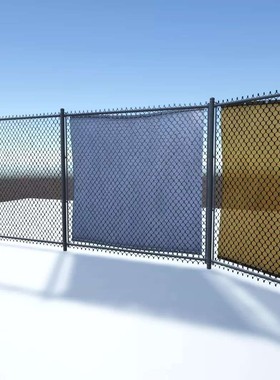 U3D防水布和铁网 Chainlink and Tarp Materials 1.0