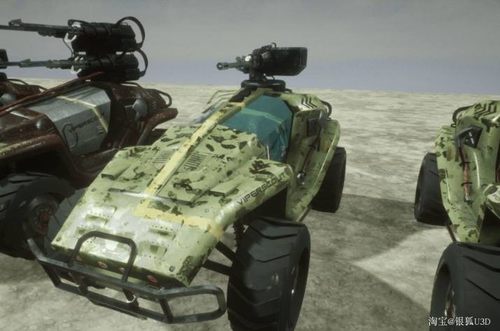 UE4 虚幻4 Viper Squad Vehicle pack VR/ AR/low-poly 3d model