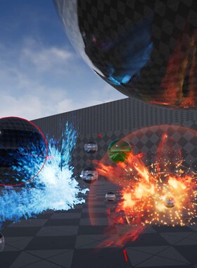 虚幻4资源 M5 VFX RPG2 Projectile UE4.20