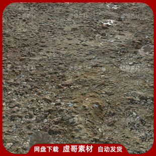 UE4材质 Dirt Terrain Pack 2 地面泥土沼渣泥潭泥泞材质