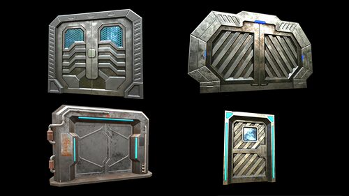 虚幻4资源 Sci Fi Doors 高质量工业专业门 UE4.10 - 4.27