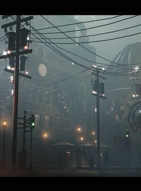 UE4 虚幻4 维多利亚蒸汽朋克 Victorian Environment Megapack