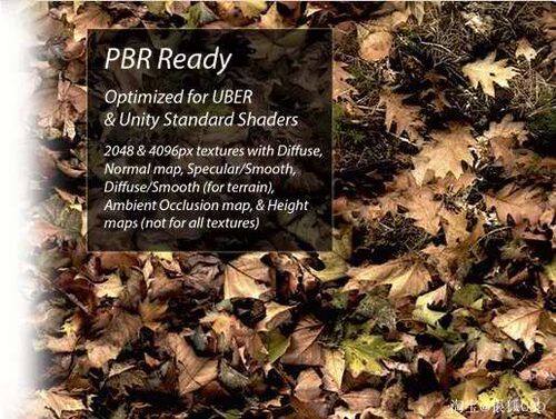 PBR Terrain Textures for Unity3D 5 2.0 - 3D地形贴图