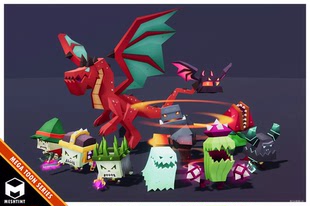 Pack 卡通敌人模型包 Enemies Toon 1.0 u3d模型