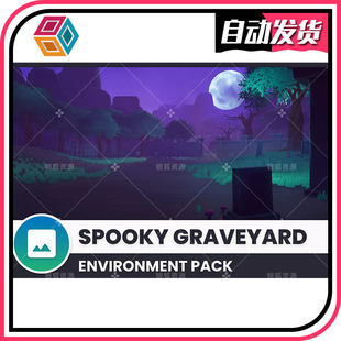 Spooky Graveyard - Stylized Environment URP - U3D场景
