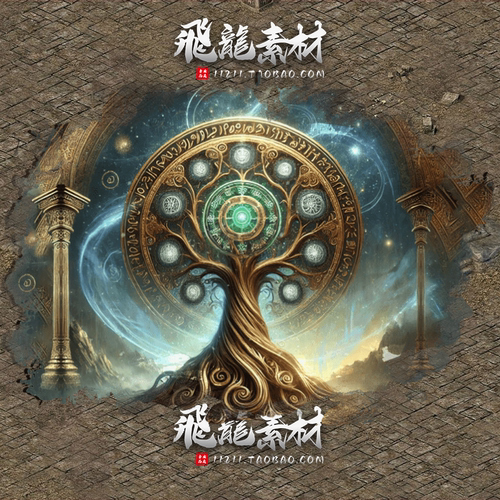 传奇UI青铜神树剧情动态PNG素材