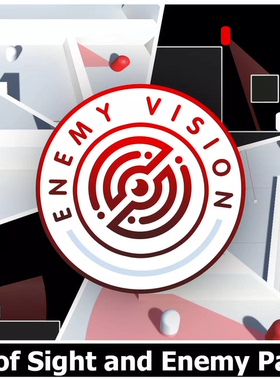 U3D资源 Enemy Vision - Patrol and Line of Sight v2.02 AI工具