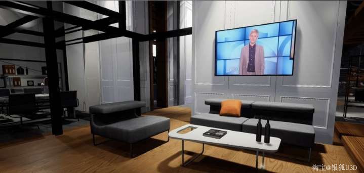 UE4 虚幻4 Office VR/AR/low-poly 3d model