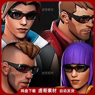 UE4UE5角色 Stylized Males and Females Character 赛博朋克男女
