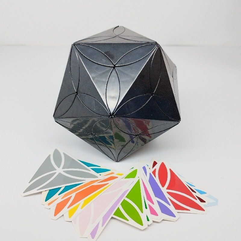aj 三叶草20面体魔方 clover icosahedron cube 二十面体