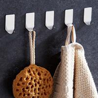 Kitchen hooks, high-grade adhesive hooks, self-adhesive wall hooks, 304 stainless steel, strong seamless adhesive, small size thumbnail 5