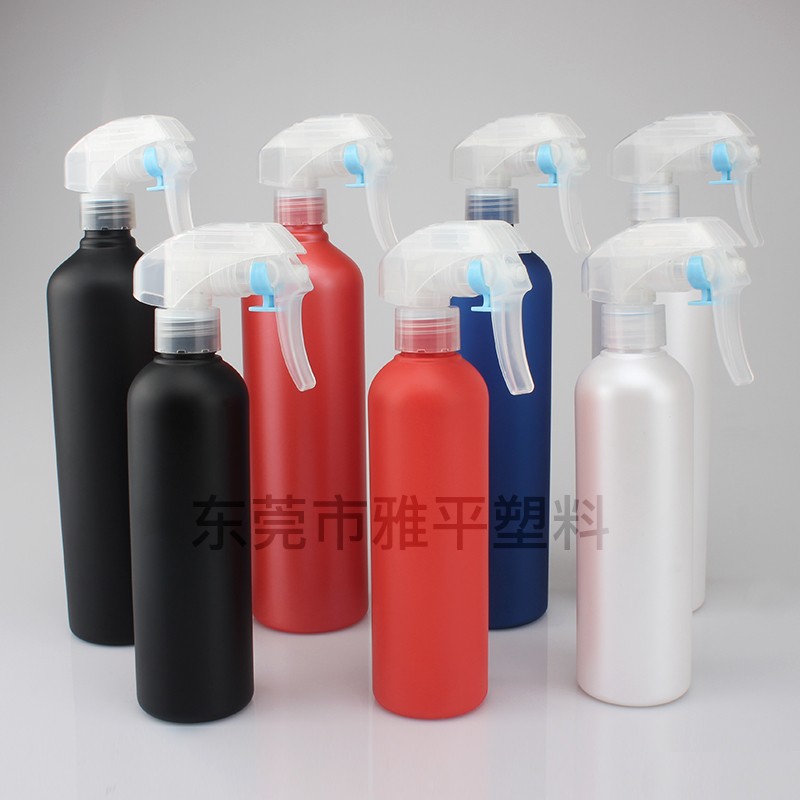 500ml/250mlPET大容量磨砂光触媒空气清新剂超细雾喷雾塑料分装瓶
