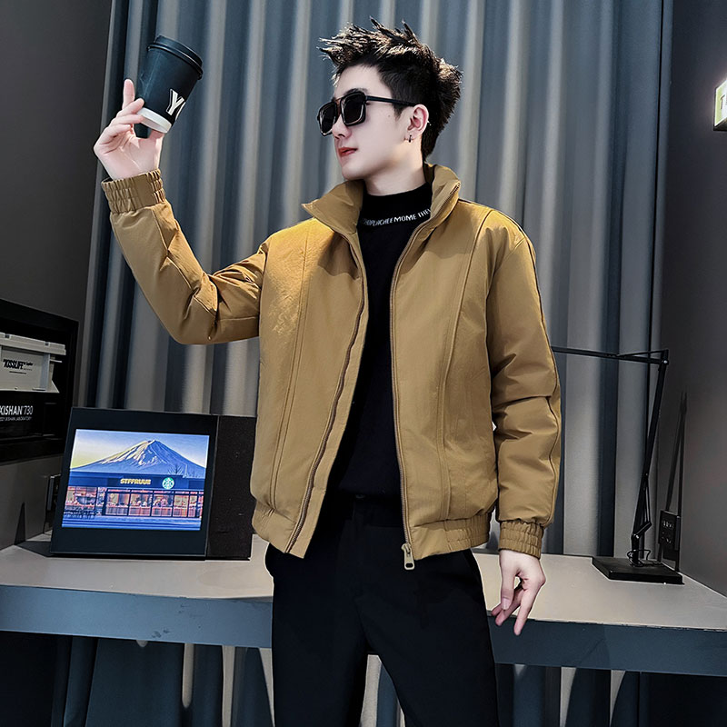 MF91-P138控188冬季社会小伙加厚保暖立领棉衣棉服外套黑色1,男装棉衣,电商A220