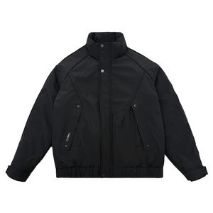 MF96-P138 控188  冬季社会小伙加厚保暖立领棉衣棉服外套  黑色2图片
