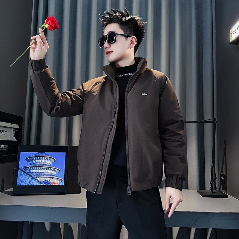 MF104-P138控178冬季社会小伙加厚保暖立领棉衣棉服外套红色2,男装棉衣,电商A220