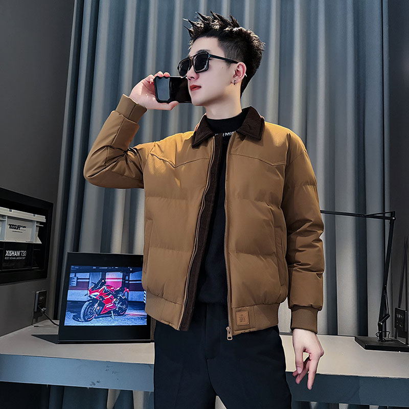 MF82-P138控178冬季社会小伙加厚保暖立领棉衣棉服外套黄2,男装棉衣,电商A220