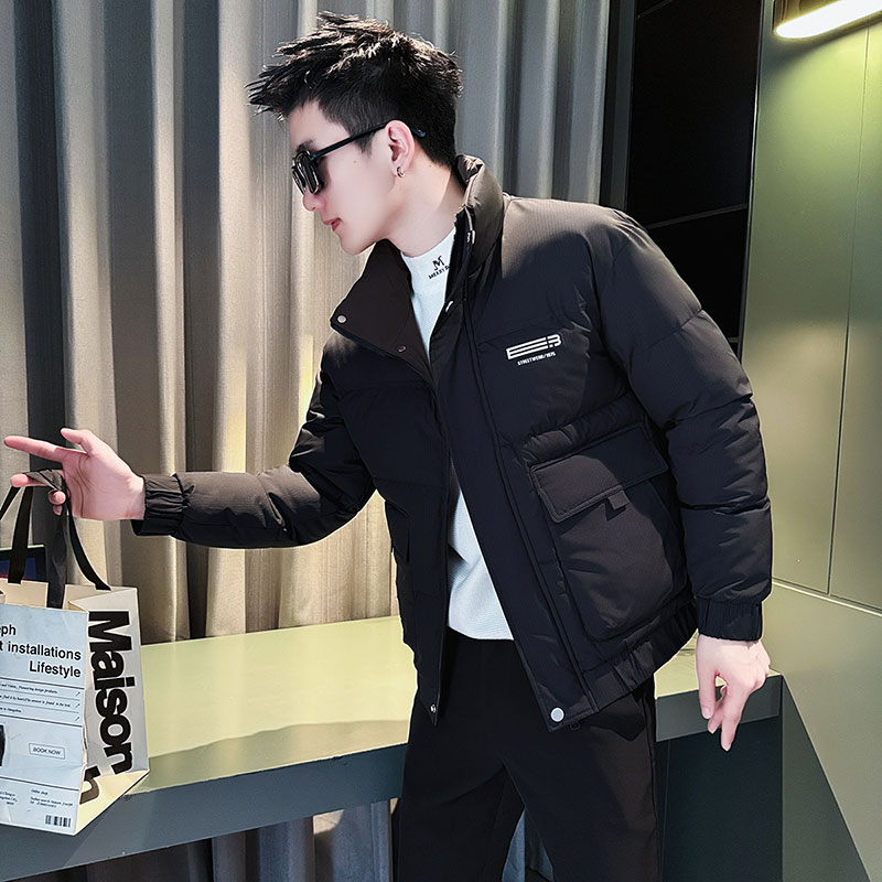 MF62-P138控178冬季社会小伙店主风立领棉衣棉服外套白1,男装棉衣,电商A220