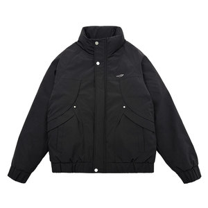 MF84-P138 控178  冬季社会小伙加厚保暖立领棉衣棉服外套 卡色1图片