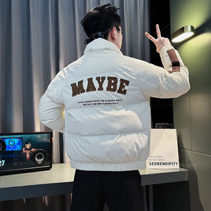 MF54-P138 控178  冬季社会小伙店主风保暖立领棉衣棉服外套 黑2图片