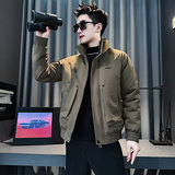 MF108-P138控178冬季社会小伙加厚保暖立领棉衣棉服外套黄色1，男装棉衣，电商A220