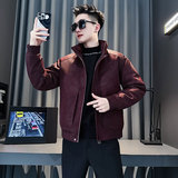 MF100-P138控178冬季皮棉袄加厚保暖立领棉服外套黑色2，男装棉衣，电商A220