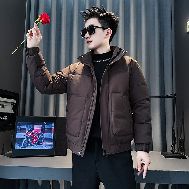 MF95-P138控188冬季社会小伙加厚保暖立领棉衣棉服外套黑色2,男装棉衣,电商A220