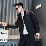 MF101-P138控178冬季社会小伙加厚保暖立领棉衣棉服外套黑色1，男装棉衣，电商A220