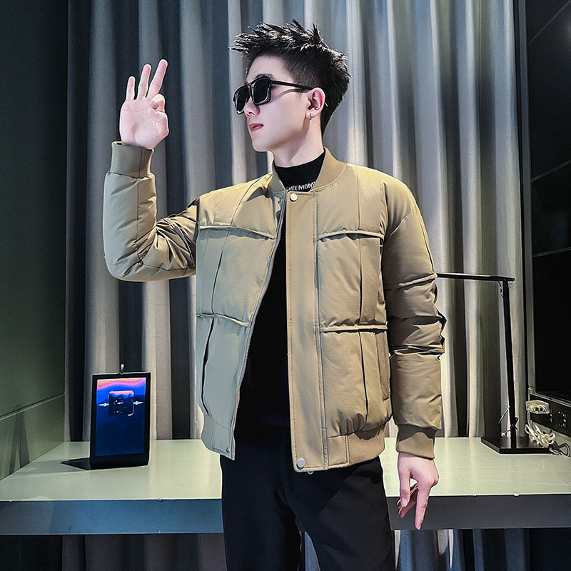 MF97-P138控178冬季社会小伙加厚保暖立领棉衣棉服外套黑1,男装棉衣,电商A220